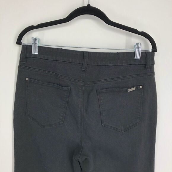 CHICO’S So Slimming Girlfriend Ankle‎ Jeans in Black - Picture 5 of 11